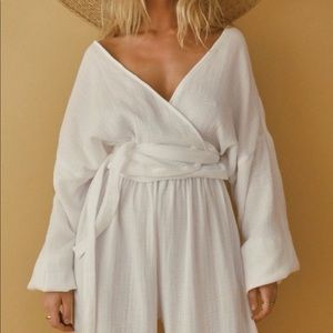 Boheme Goods cotton gauze Wrap Top